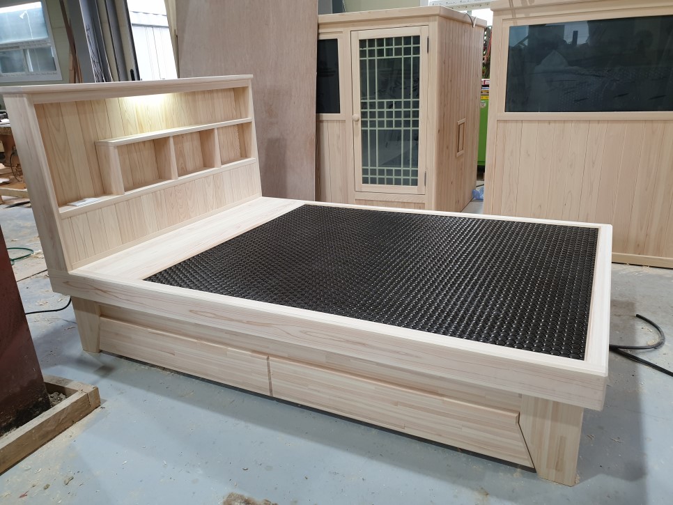 히노끼 세라믹침대 - 싱글